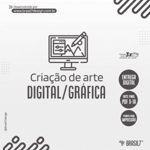 Criação de arte digital e gráfica  Arte Digital    