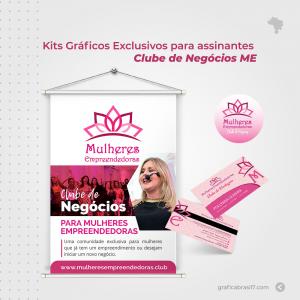 Kit Empreendedora 1 - Exclusivo Associada Clube de Negócios Mulheres Empreendedoras de Maringá  K-EMP1    